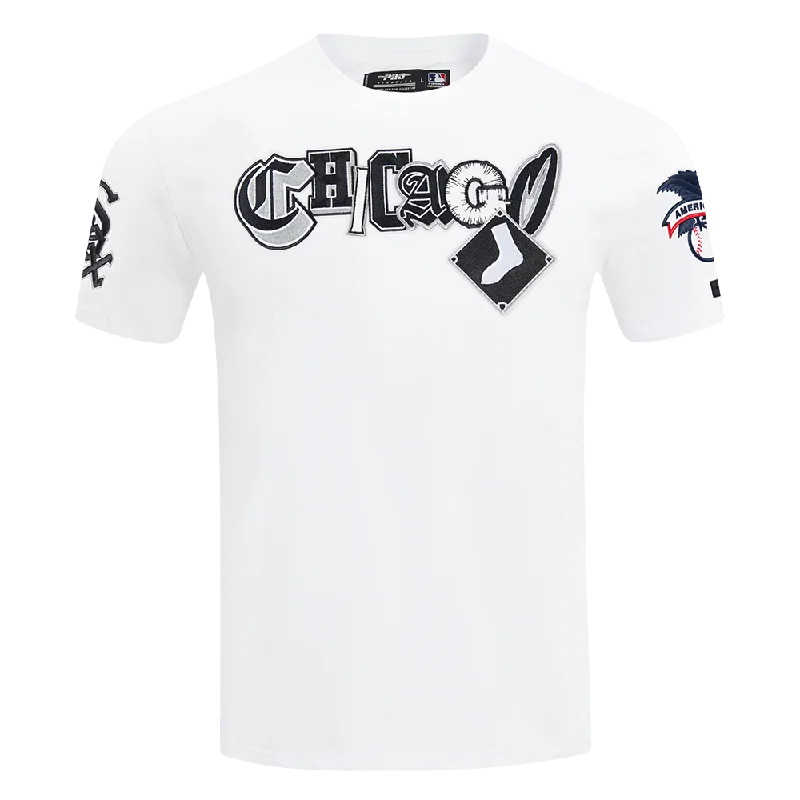 MLB CHICAGO WHITE SOX CITY RANSOM MEN'S SINGLE JERSEY TEE (WHITE) Modern Men's 