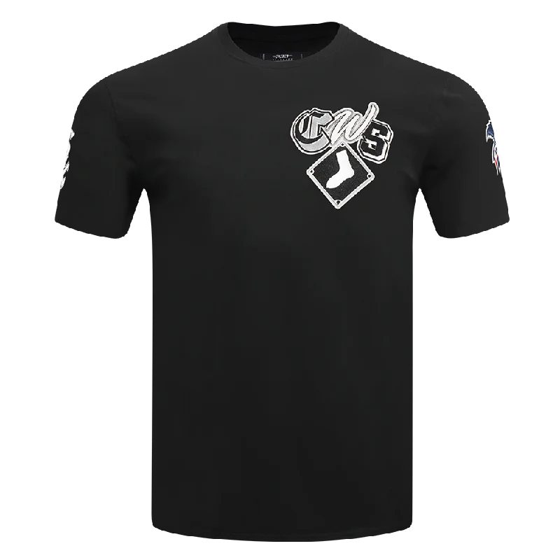 MLB CHICAGO WHITE SOX CITY RANSOM MEN'S SINGLE JERSEY TEE (BLACK) Sleek Men's Metallic