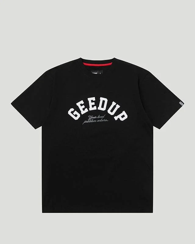 L.P.S T-Shirt Black Relaxed Men's Beach