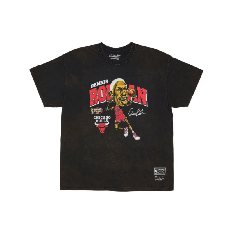 Mitchell & Ness Chicago Bulls Rodman Tee Refined Men's Velvet