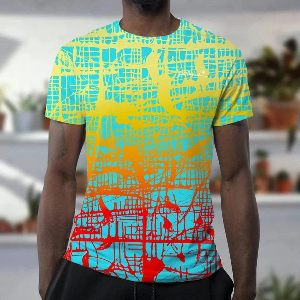 Sunrise Matrix, MEN'S T-Shirt by Jumper Maybach® Street